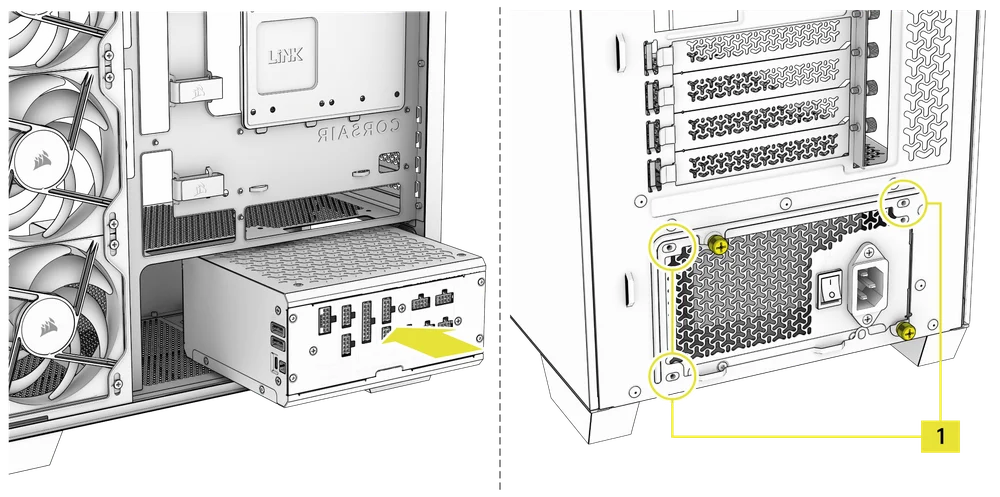 2800X SHIFT PSU Install - QSG Visual