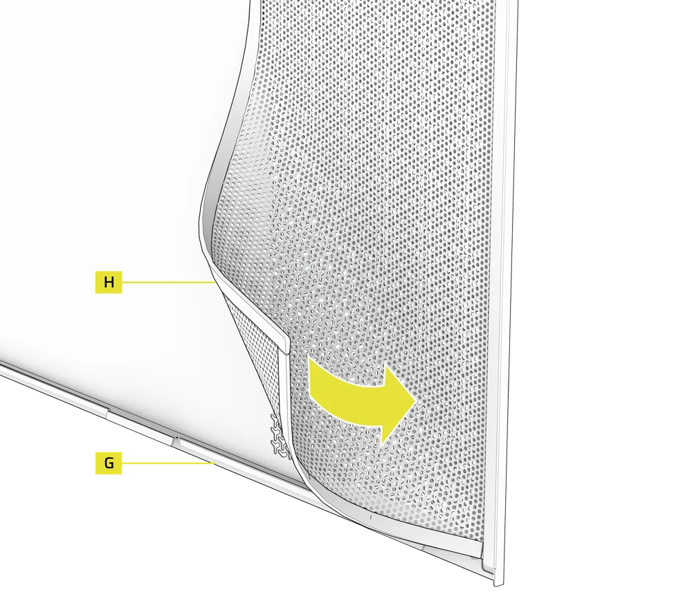 2800X Side Filter Removal - QSG Visual