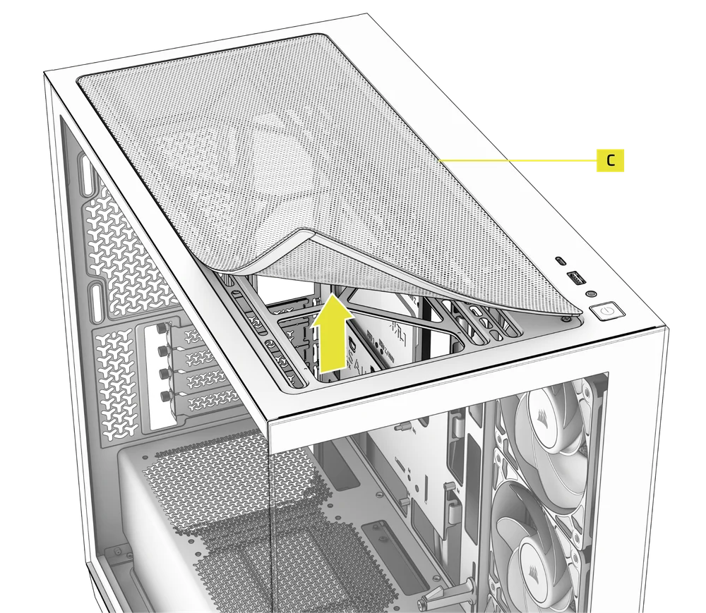 2800X Top Filter Removal - QSG Visual