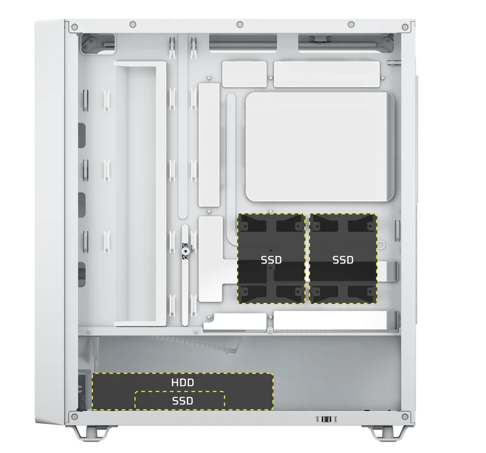 3200D Drive Locations Diagram - QSG Visual