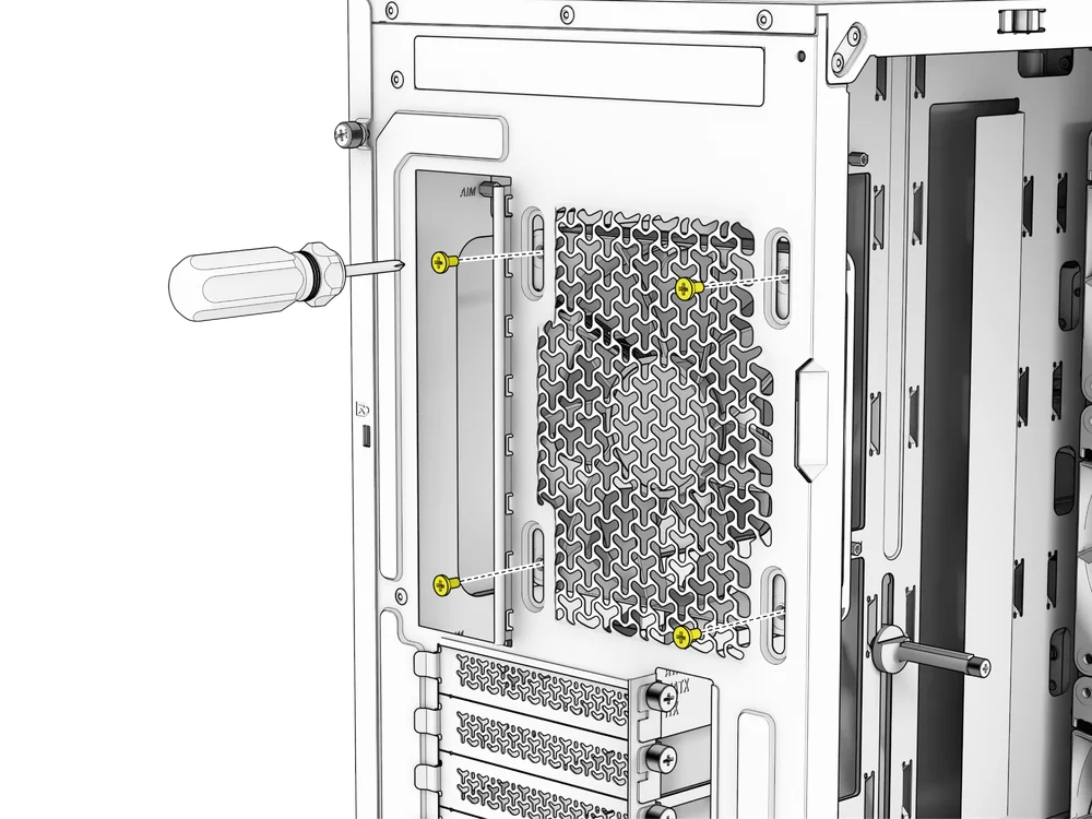 3200D - Rear Fan Installation - QSG Visual