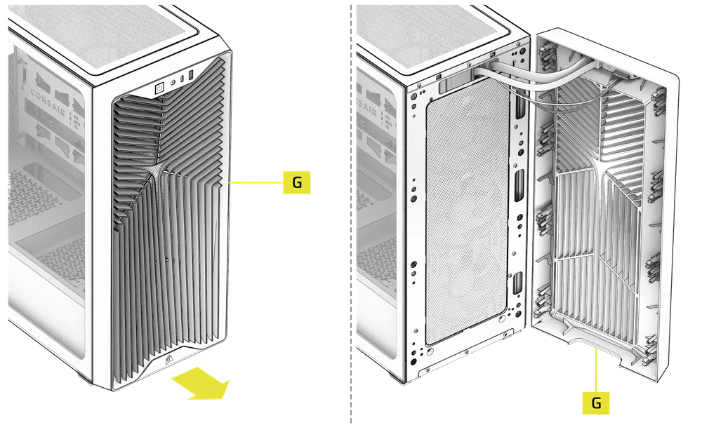 3200D Front Panel Removal - QSG Visual