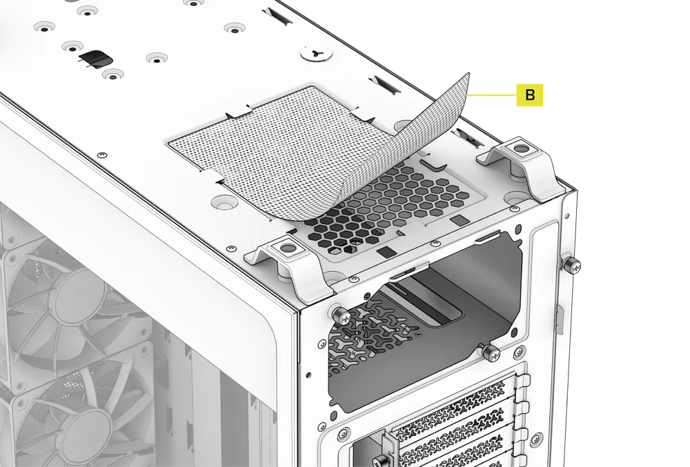 3200 PSU Shroud Filter - QSG Visual