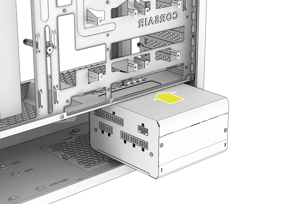 3200D - PSU Installation - QSG Visual