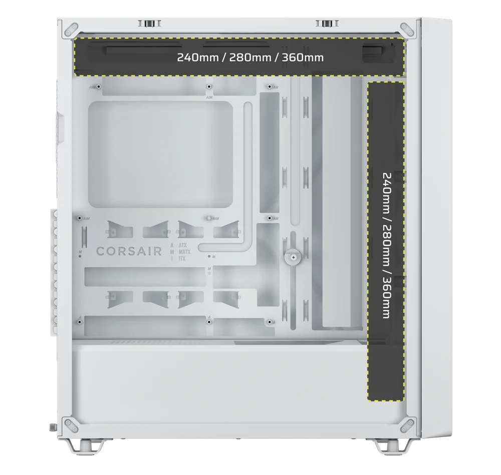 3200D Radiator Locations Diagram - QSG Visual