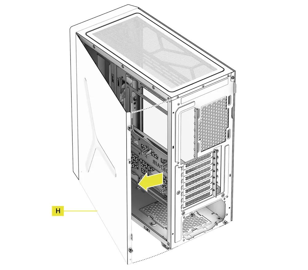3200D Steel Side Panel Removal - QSG Visual