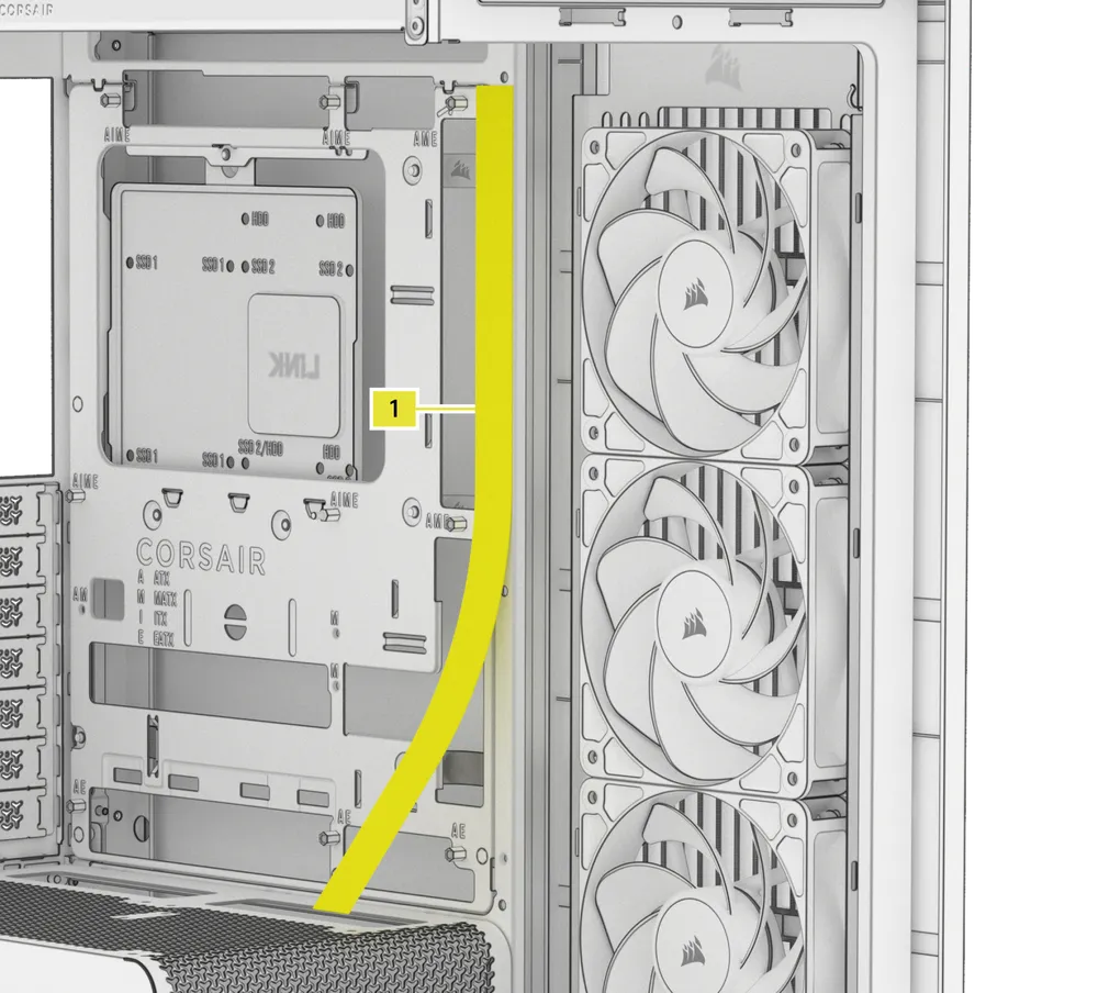 Mylar strip getting installed in 4500X