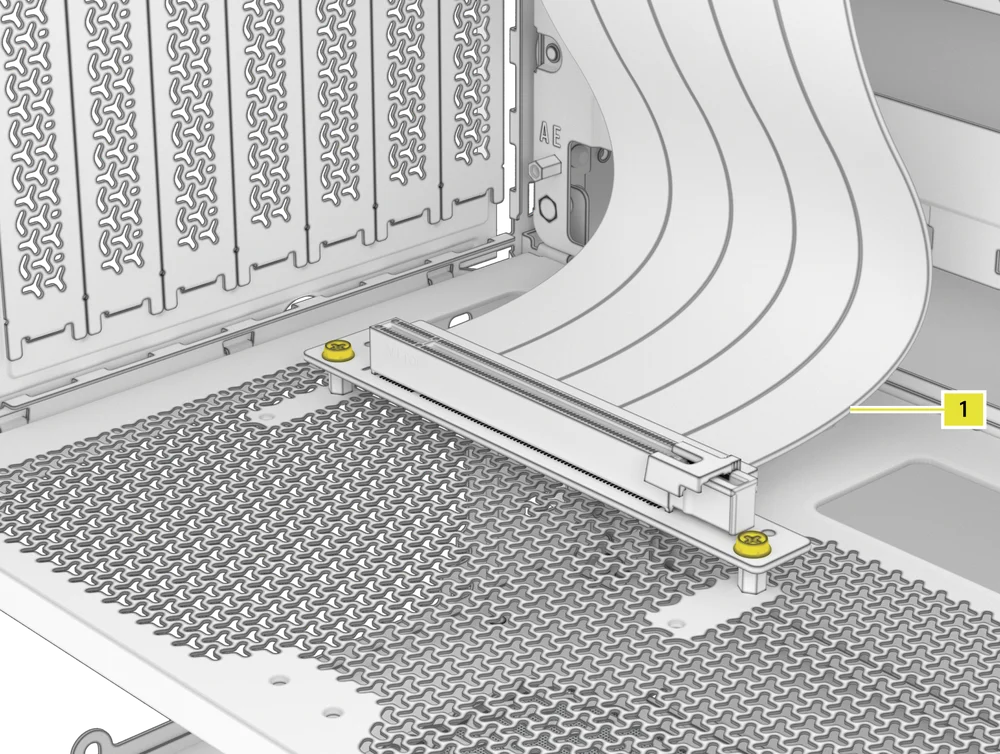 Securing the standoffs to a PSU Shroud - QSG Visual