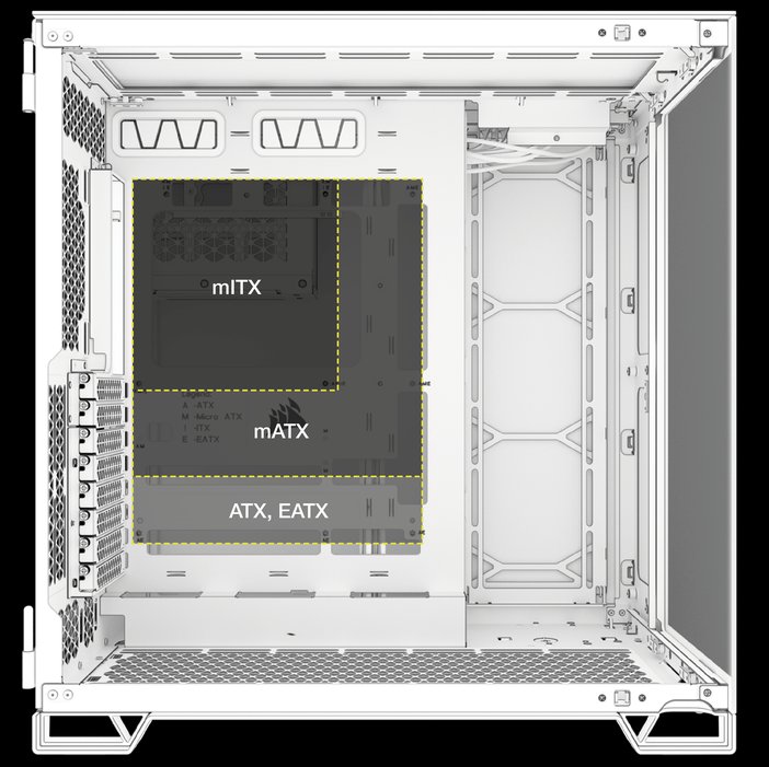 6500 Series Mid-Tower Dual Chamber PC Case | CORSAIR | CORSAIR