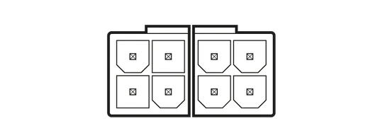 8-pin EPS PSU cable - QSG