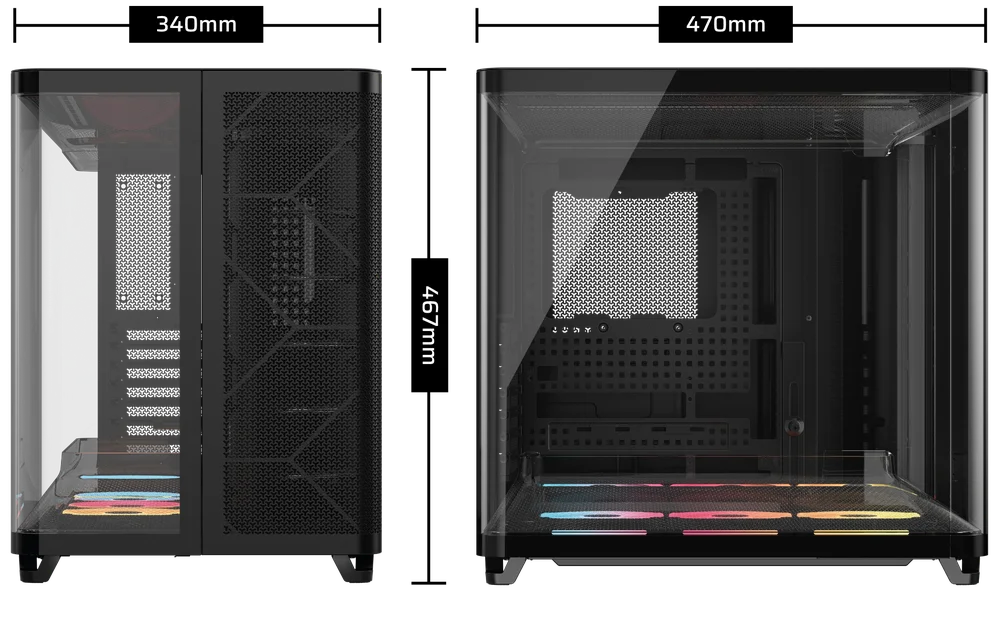 AIR5400 case dimensions visual - QSG