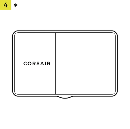 CORSAIR Screw Toolkit Box for AIR5400 Case - QSG lineart