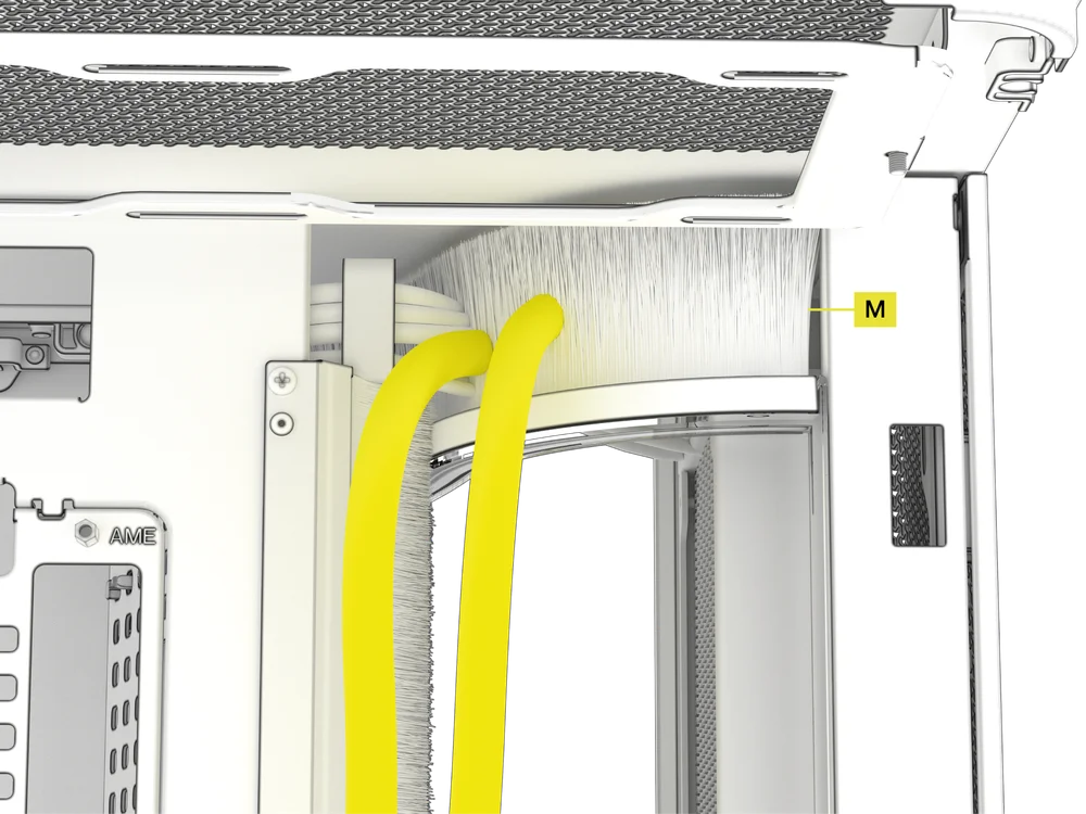 AIR 5400 cooling tubes running through the diverter - QSG