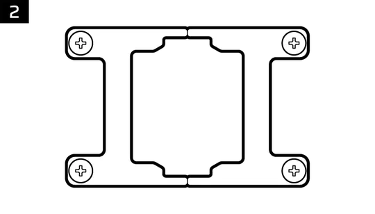 Old AMD Mounting Bracket - NOTE - QSG Visual