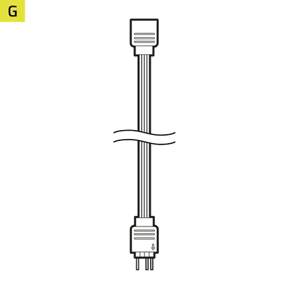 ARGB Extension Cable - QSG Lineart