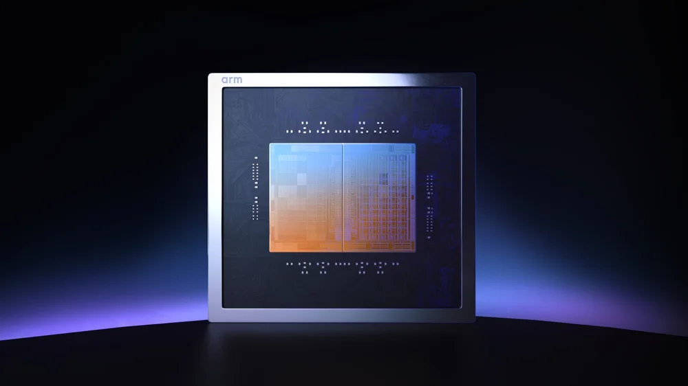 Render of an ARM processor