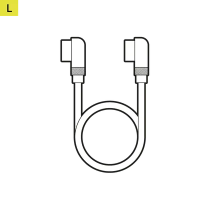 iCUE LINK 2x90° Long Cable - QSG Visual