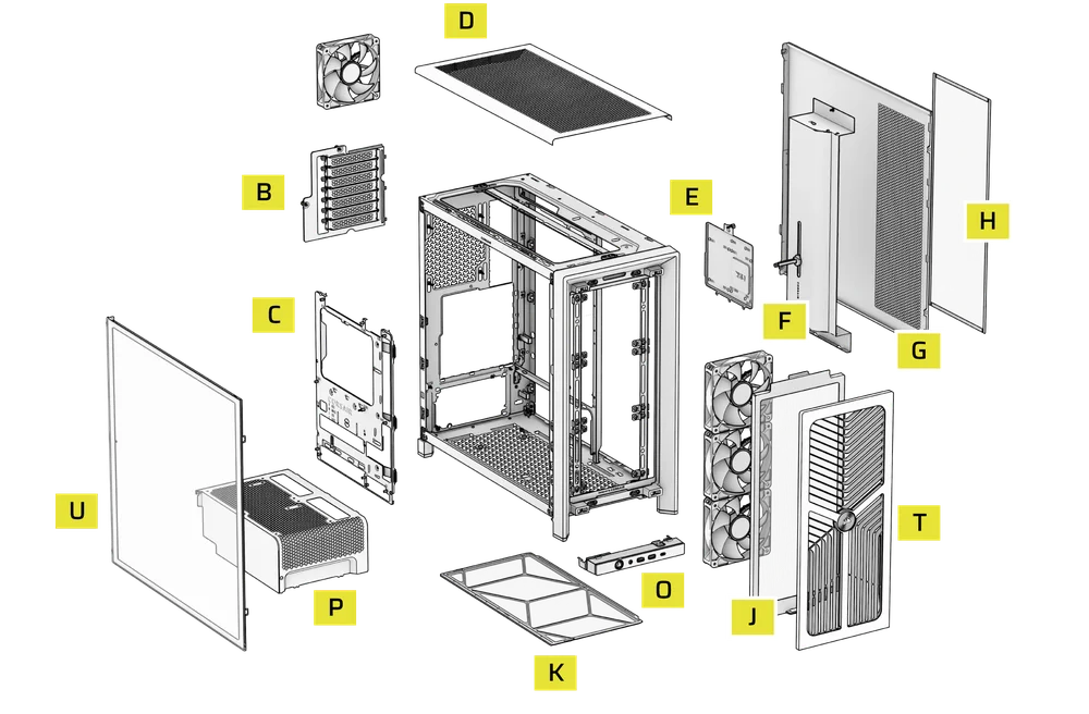 FRAME 4000X Expanded View - QSG Illustration