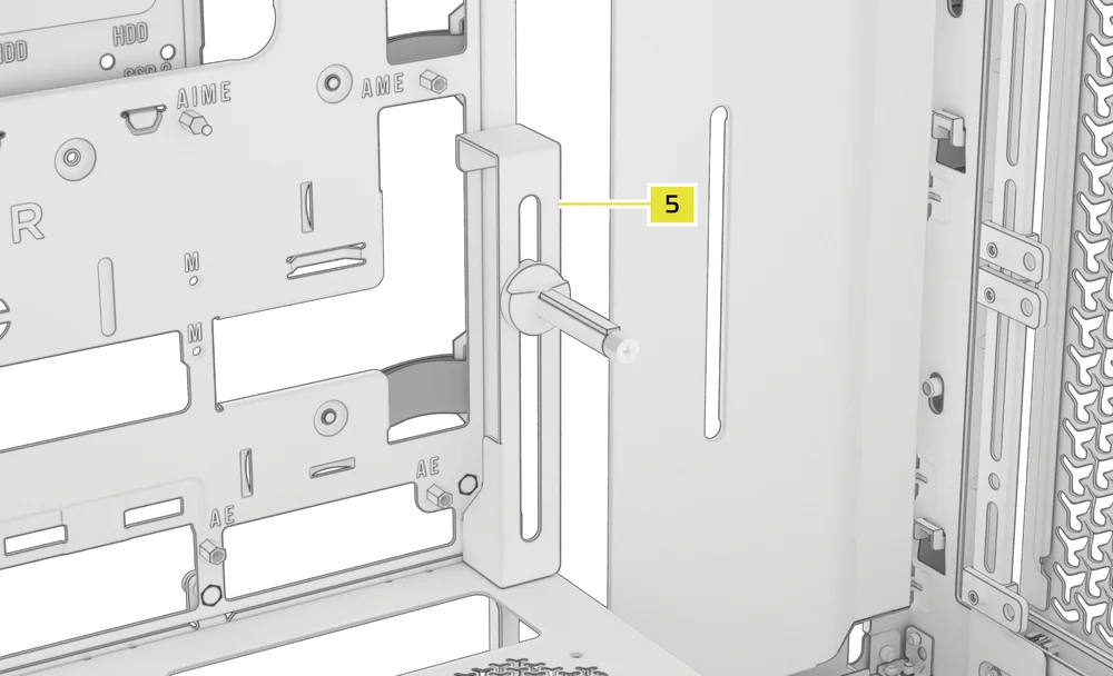 Anti Sag Arm Mini Mount on FRAME 4000D - QSG Visual