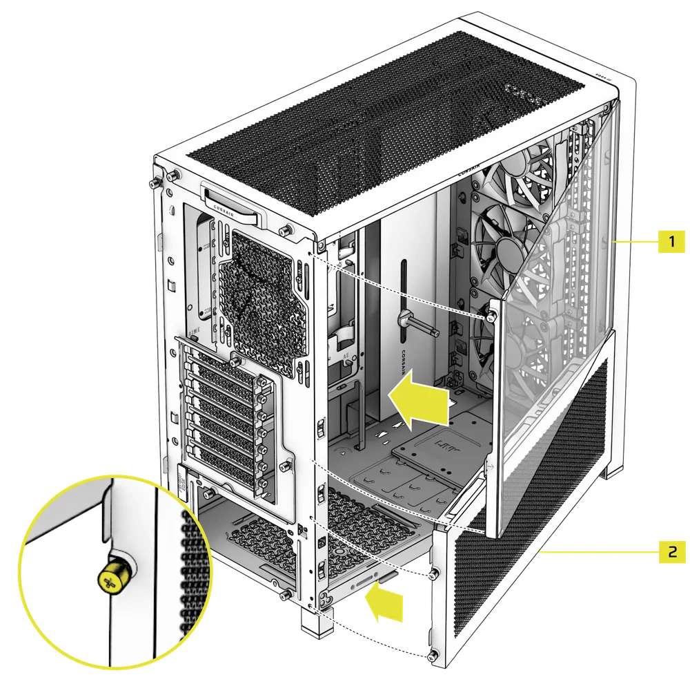Frame 4000D Cold Air Intake Kit Installation- QSG Illustration
