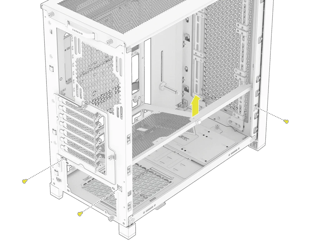 PSU Shroud removal from FRAME 4000D - QSG
