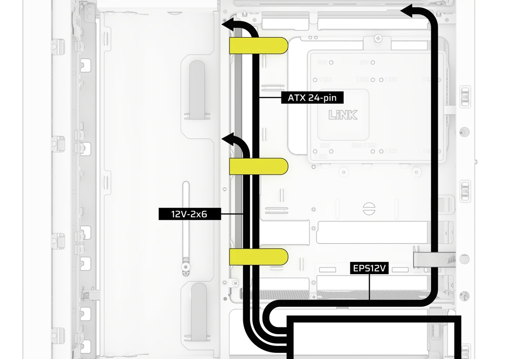 FRAME 4000 Cable Arrangement Illustration - QSG