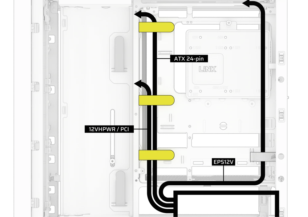 FRAME 4000 Cable Arrangement Illustration - QSG