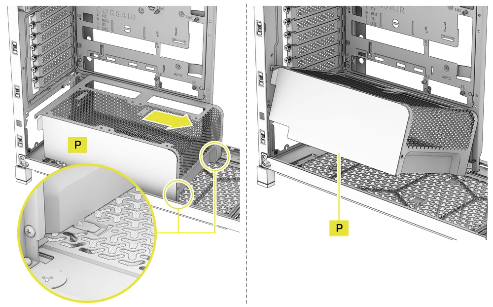 FRAME 4000 Compact PSU Shroud Removal 2 - QSG Visual