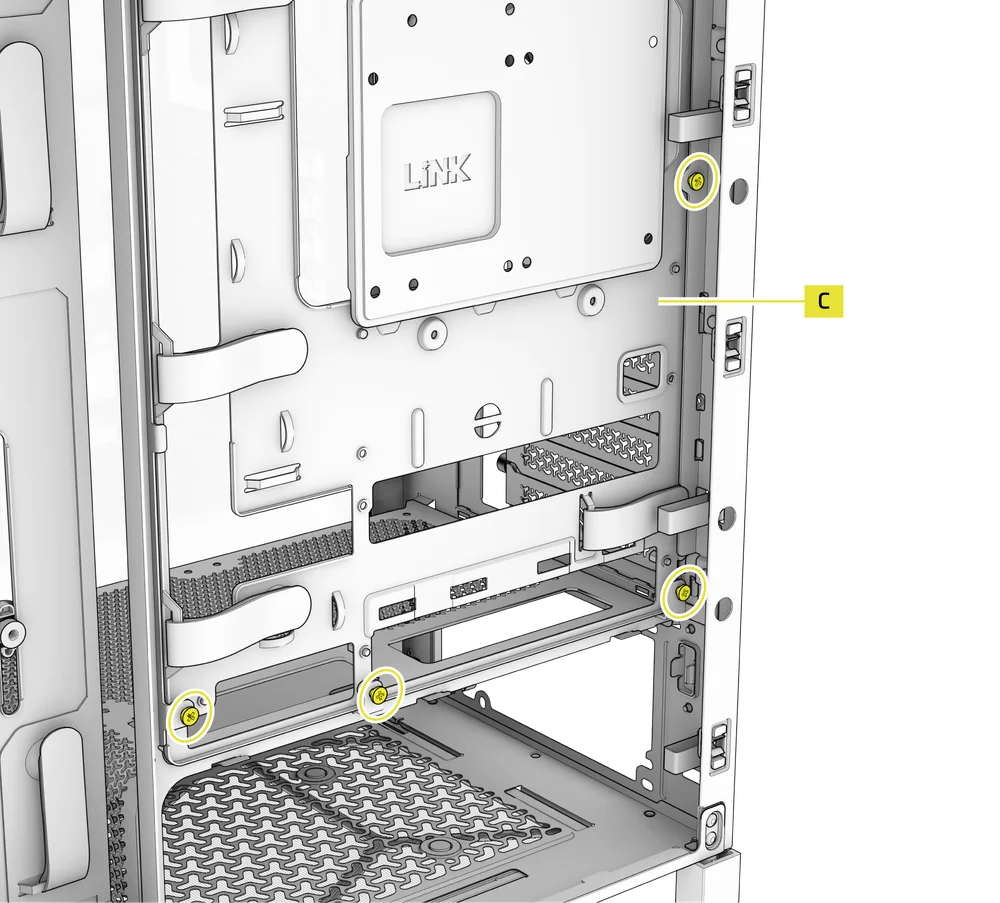 FRAME 4000 Motherboard Tray Removal - QSG Visual