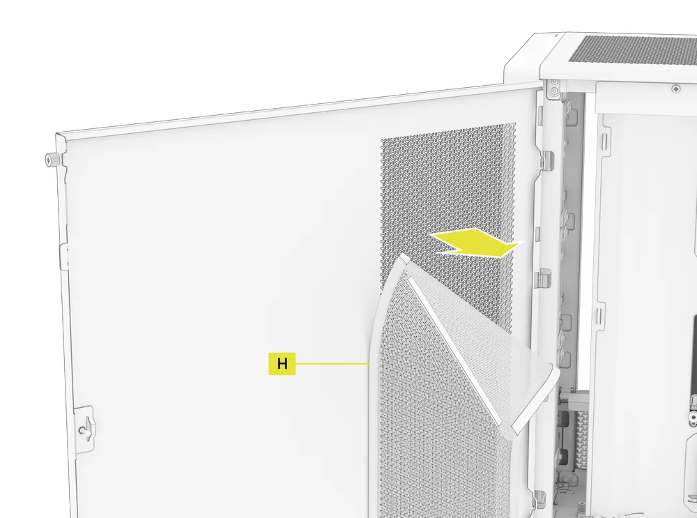 FRAME 4000D Side Fan Filter Removal - QSG Visual