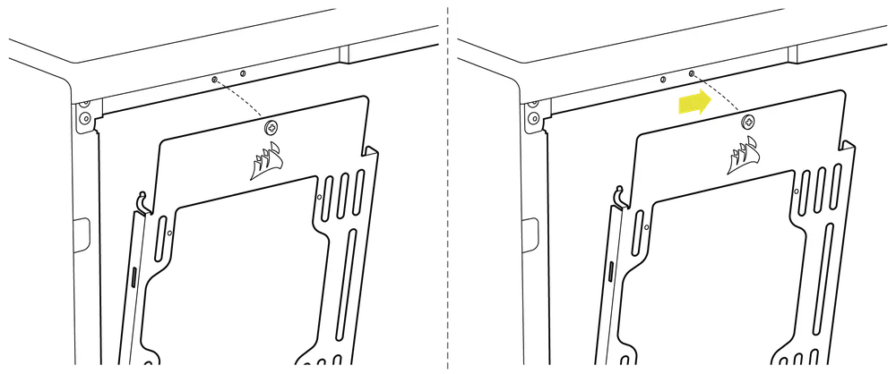 FRAME 4000 Side Fan Mount / Cable Shroud Position - QSG Visual