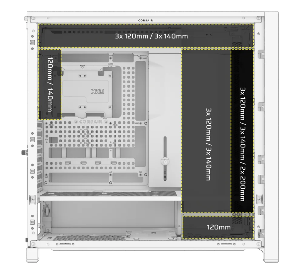 FRAME 5000D WOOD Fan Options Schematics - QSG Visual