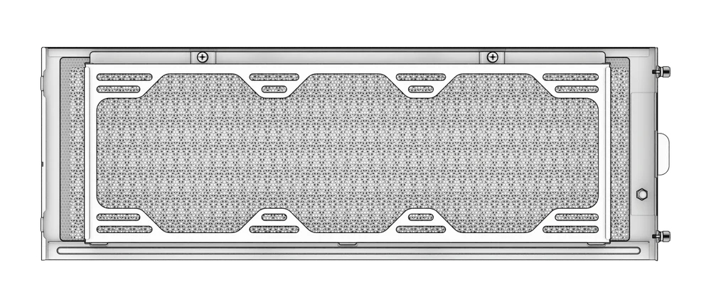 FRAME 5000D Colda Air Intake Fan BRacket - QSG Visual