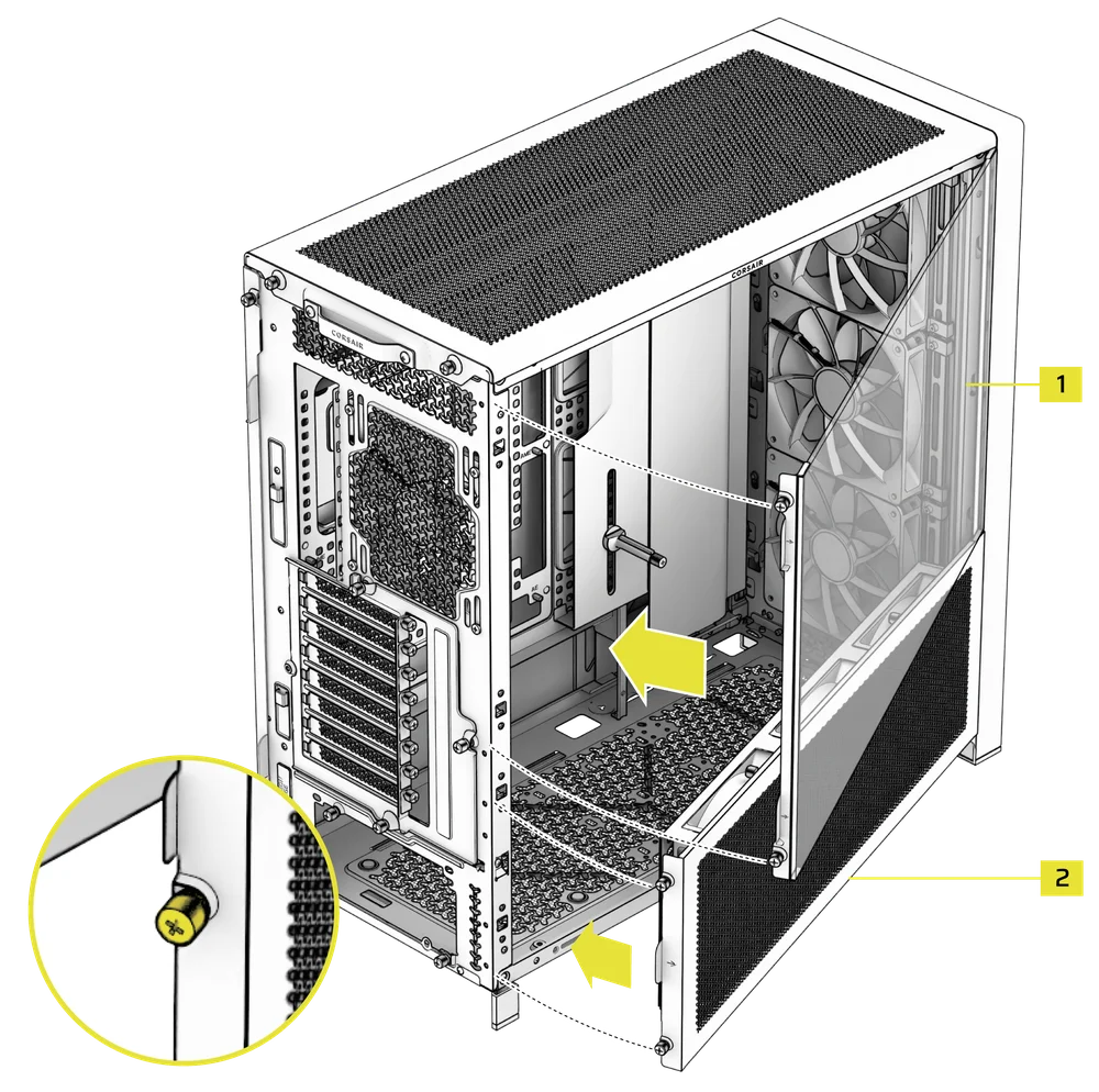 FRAME 5000D Cold Air Intake Kit Panels Installation - QSG Visual