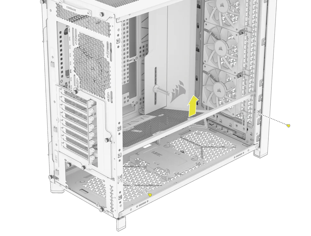 PSU Shroud removal from FRAME 5000D - QSG