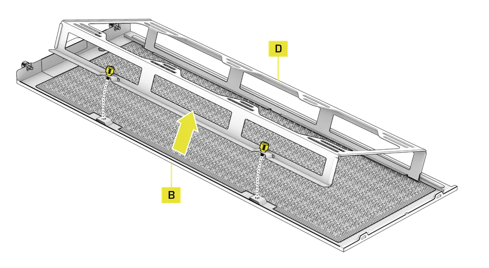 FRAME 5000D Cold Air Intake Uninstallation - QSG Visual