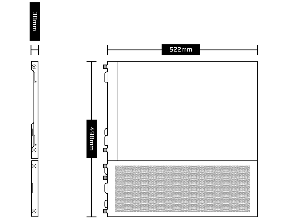 FRAME 5000D Dimensions image - QSG