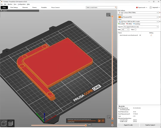 Flat PSU shroud over