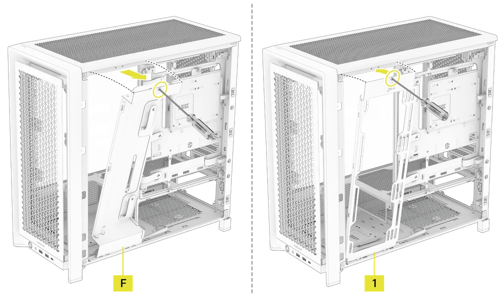 FRAME 4000 Cable Shroud / Side Fan Bracket Removal - QSG