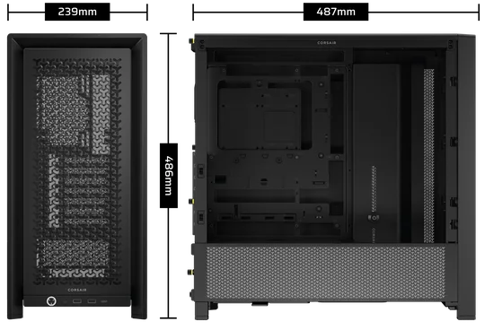 FRAME 4000D Dimensions image - QSG