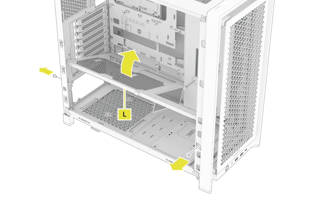 FRAME 4000 - PSU Shroud Removal - QSG