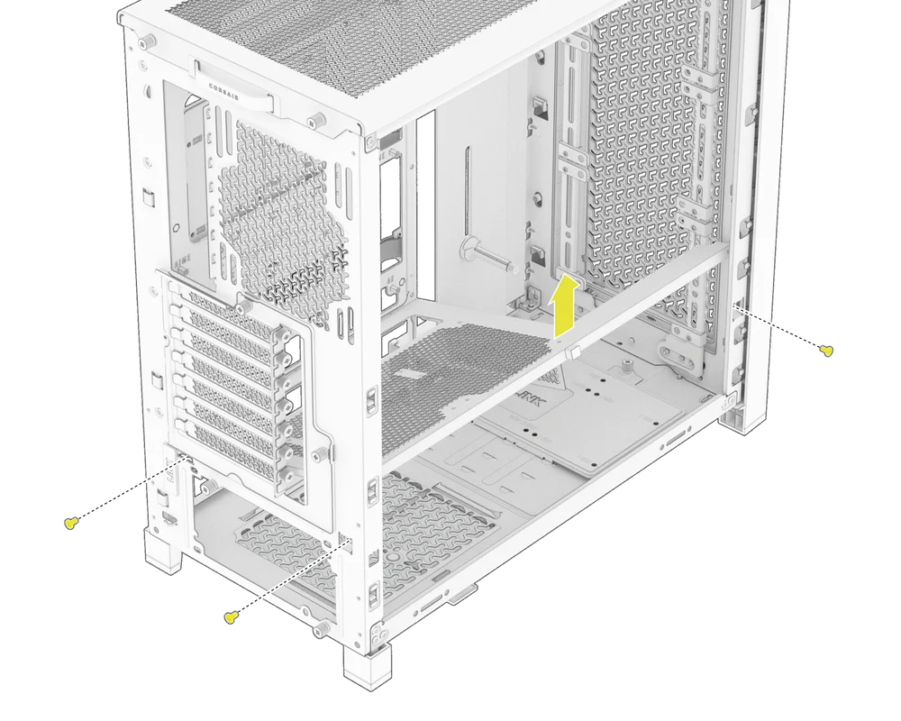 PSU Shroud removal from FRAME 4000D - QSG