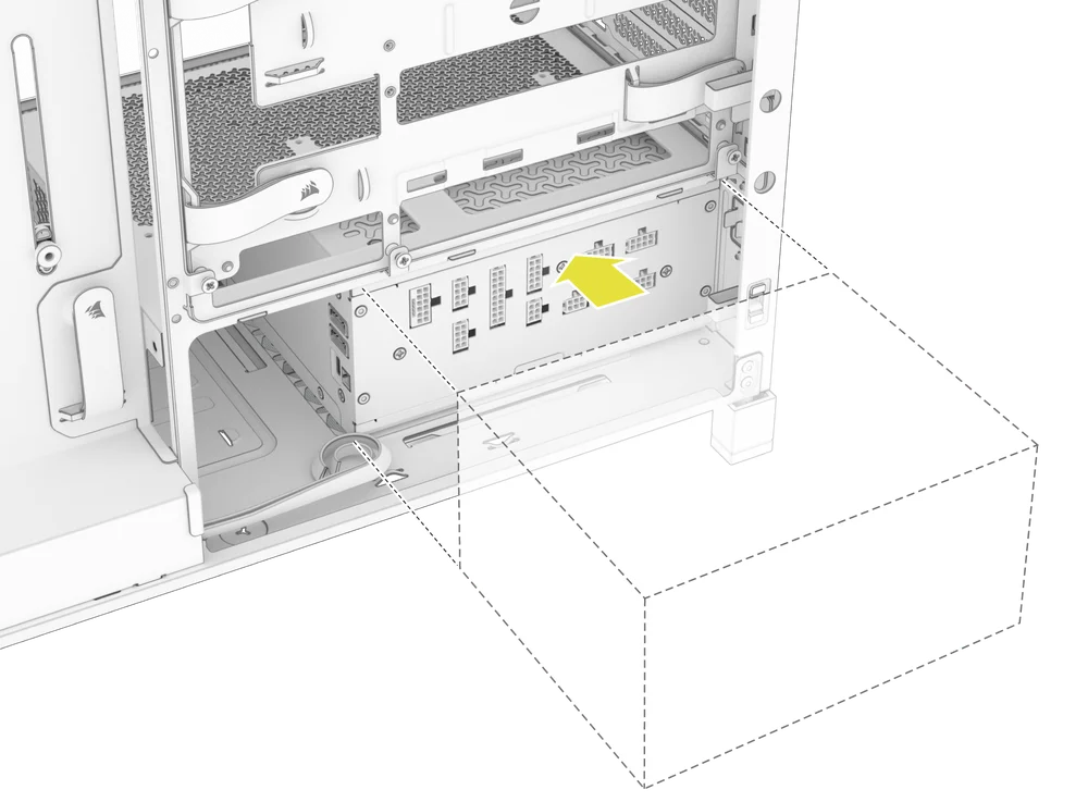 FRAME 4000 SHIFT PSU Installation Visual - QSG