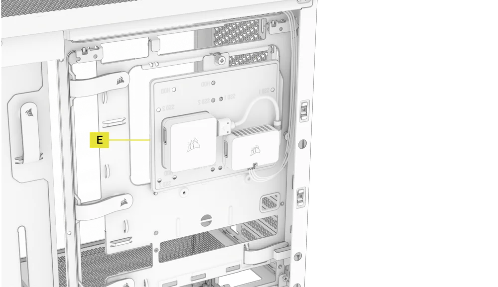 System Hub Installed on the Drive Plate of FRAME 4000D - QSG Visual