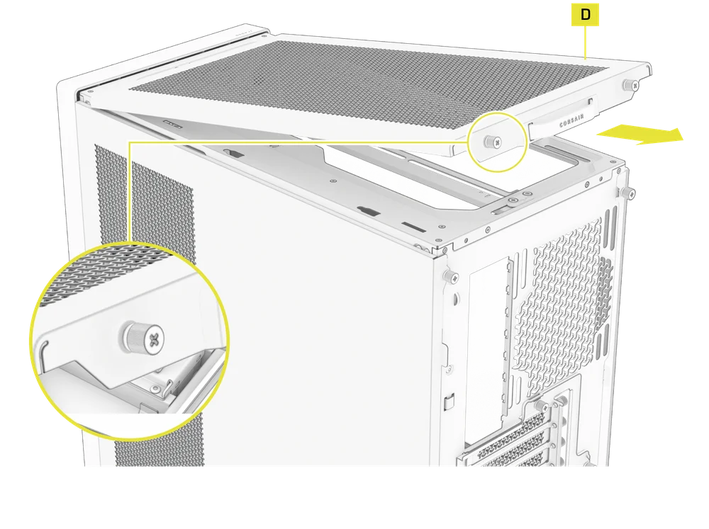 FRAME 4000 - Top Panel Removal - QSG