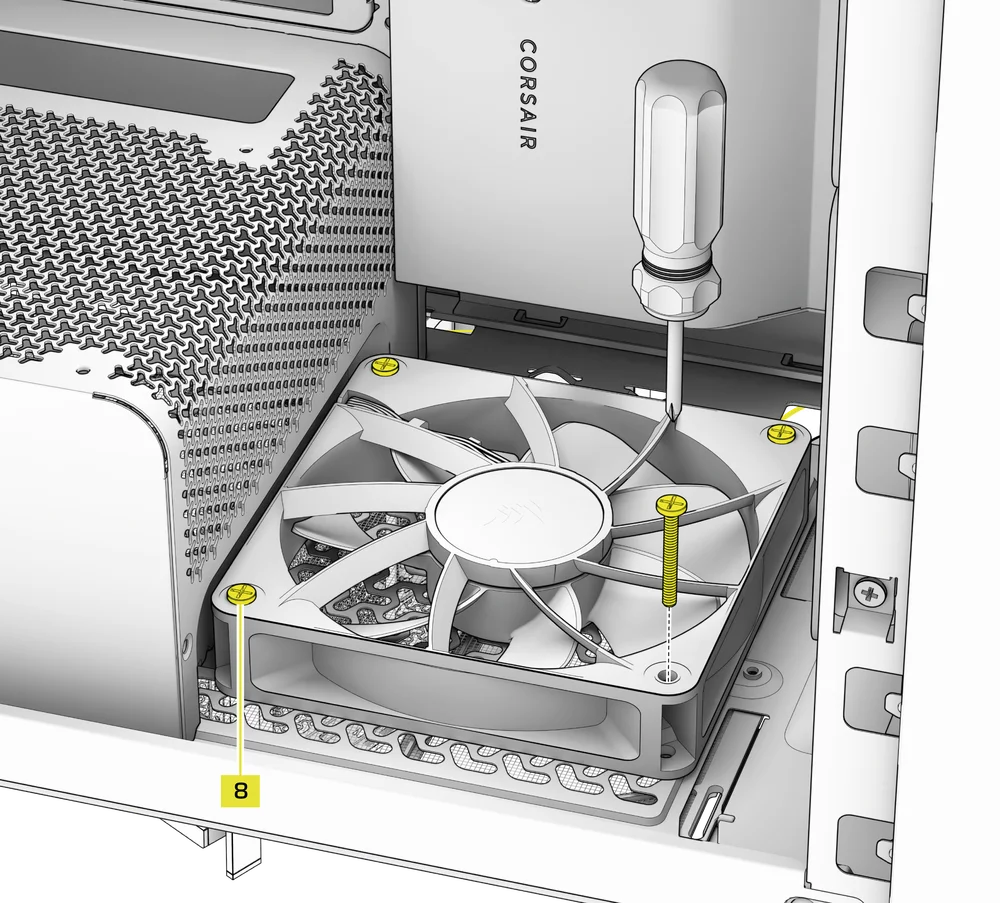 FRAME 4000 Bottom Fan Installation - QSG Visual