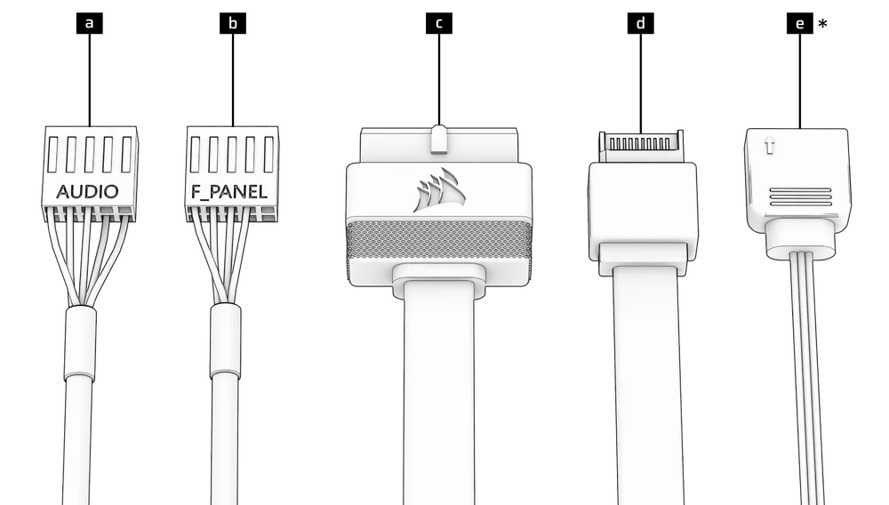 FRAME 4000 Front IO connections (cables) - QSG Visual