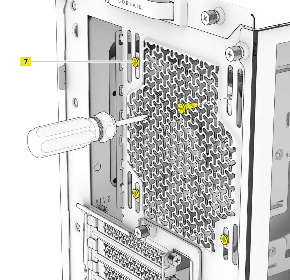 FRAME 4000 Rear Fan Installation - QSG Visual