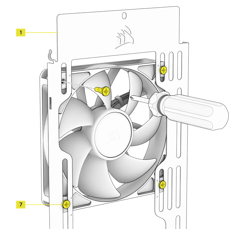 FRAME4000 Side Fans Installation - QSG Visual