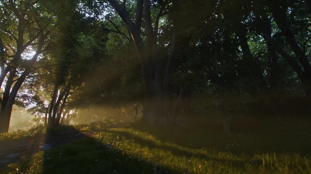 Fable god rays